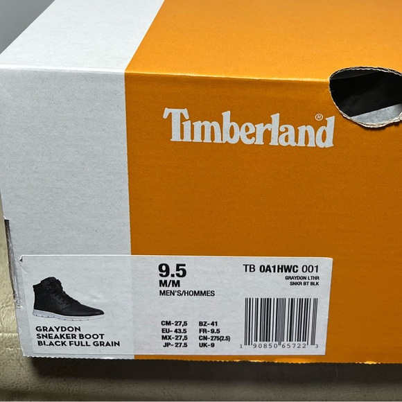 Timberland Men’s Graydon Sneaker Boot
Size 9.5 - Picture 7 of 7